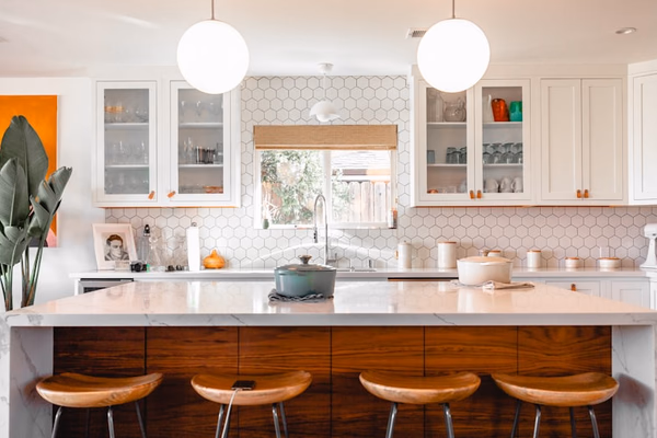 Home renovation professional working on a kitchen remodel