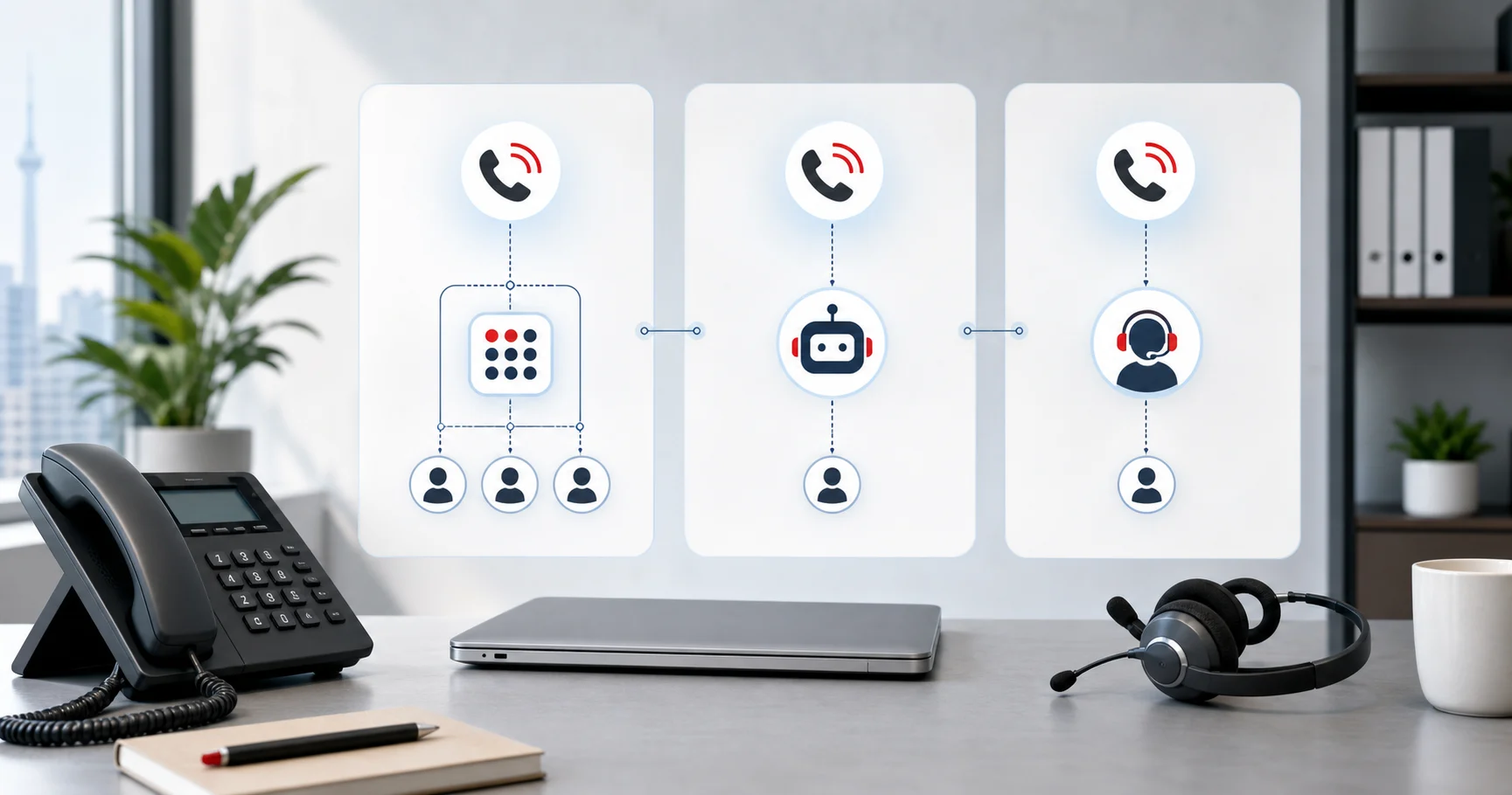 AI receptionist, auto attendant, and answering service options compared